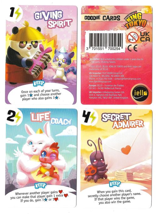 King of Tokyo: Gift Promo Cards thumbnail